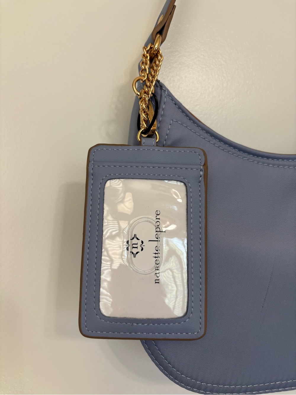 Nanette Lepore Pale violet blue Shoulder Bag with Card Holder - Picture 3 of 16